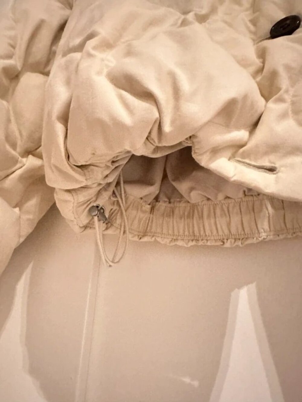 COS Quilted Bomber Jacket Cream S - Picture 6 of 6